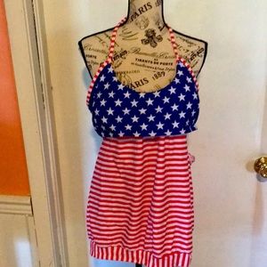 New Stars and Stripes swimsuit.